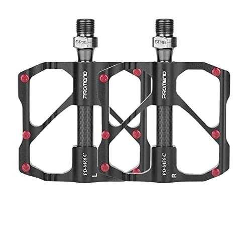 Mountain Bike Pedal : WGZNYN Bike Pedals Pedal Quick Release Road Bicycle Pedal Anti-slip Ultralight Mountain Bike Pedals Carbon Fiber 3 Bearings Pedale Mtb Pedals (Color : 1)