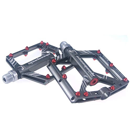 Mountain Bike Pedal : Willyn 9 / 16 Inch 4 Sealed Bearing MTB Trekking Road Bike Pedals Non-Slip Bicycle Pedals Bicycle Pedals Non-Slip Pedals JTS1 (Titanium)