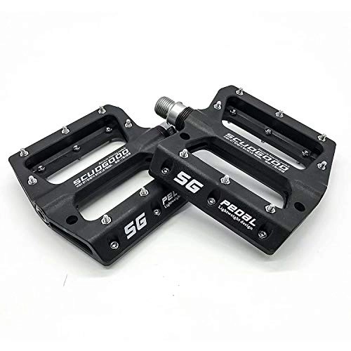 Mountain Bike Pedal : Willyn Anti-slip pedals MTB Sealed bearings Trekking Road bike Bicycle pedals Bicycle pedals JT01, black