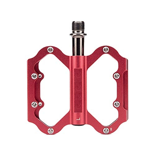 Mountain Bike Pedal : WJQ Bicycle Pedals Aluminum Alloy Bearings Pedals Riding Accessories Durable Stable Strong Lightweight Flexible Strong Climbing Force Suitable for Mountain Bike Bicycles
