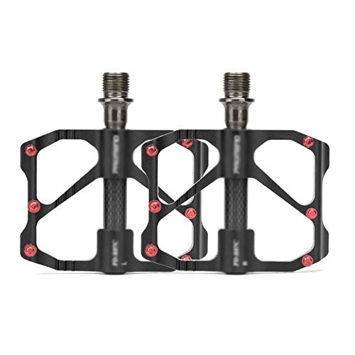 Mountain Bike Pedal : WJTMY Durable Mountain Bike Pedals, Aluminum Antiskid Durable Bicycle Cycling Pedals Strong Colorful Machined Bearing Anodizing Bicycle Pedals
