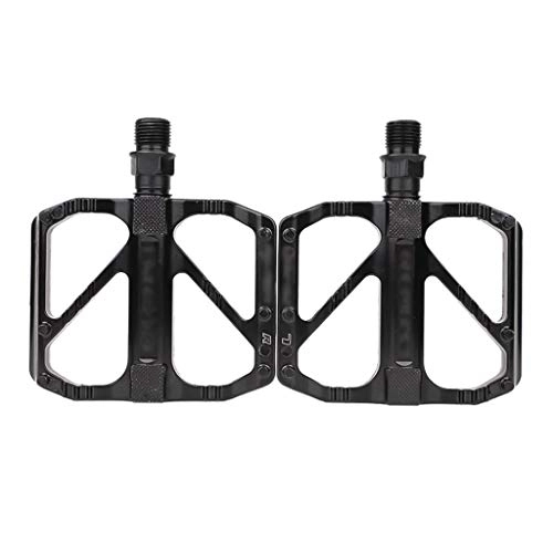 Mountain Bike Pedal : WOLJW Bicycle Cycling Pedals, New Aluminum Anti Slip Durable Mountain MTB Bike Pedals for Road / Mountain / MTB / BMX Bike 9 / 16 Inch, standard models