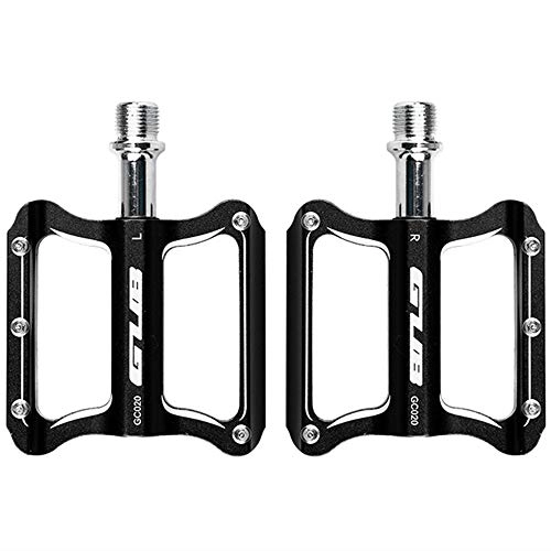 Mountain Bike Pedal : WOXING DU Spindle VTT Bicycle Pedals, Aluminum Alloy Bike Pedals, For MTB Folding Bike Sports, With10 Non-slip Nails-A 105 * 81.5 * 80.5mm
