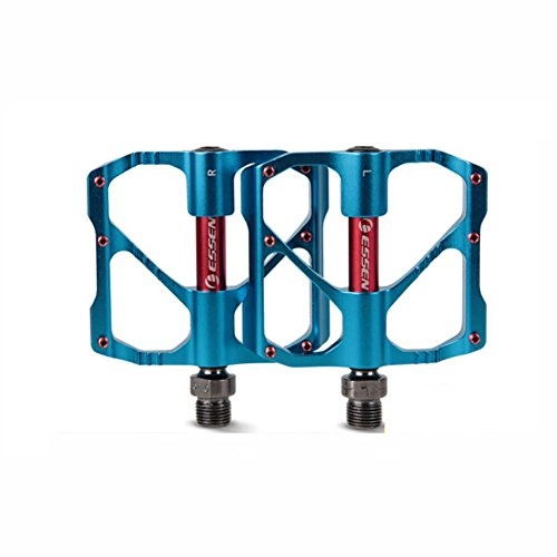 Mountain Bike Pedal : WYX Outdoor Bicycle Cycling Pedals, Antiskid Durable Mountain Bike Pedals Road Bike Hybrid Pedals for 9 / 16 Three Sealed Bearings Aluminum Alloy (Set Of 2) Pedal (Color : 1)