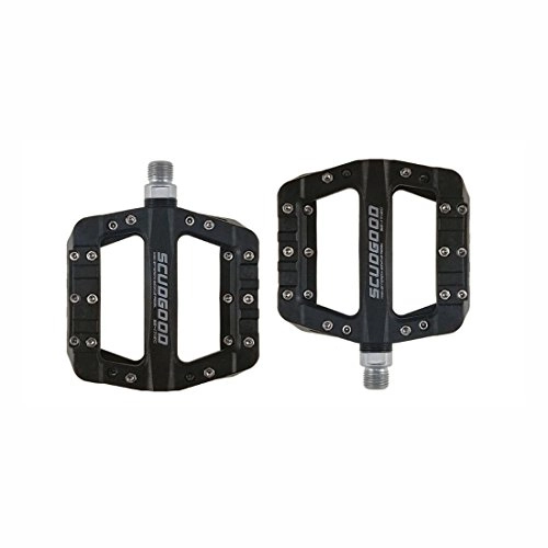 Mountain Bike Pedal : WYX Outdoor Bicycle Pedals Nylon Carbon Fiber 9 / 16 Mountain Bike Pedals High-Strength Non-Slip Bicycle Pedals Surface For Road BMX MTB Bikes (1 pair) Pedal (Color : 1)
