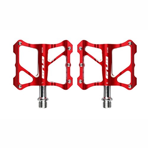Mountain Bike Pedal : WYX Outdoor Bicycle Pedals Platform for MTB Road BMX, 6061# CNC Aluminum, CNC Ultral Strong Cr-Mo Material Spindle Axle 9 / 16, DU / Sealed bearings Mountain Bike Pedals (1 Pair) Pedal (Color : 2)