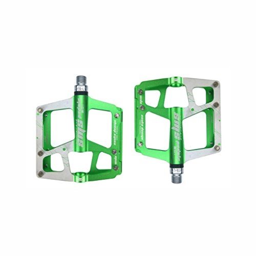 Mountain Bike Pedal : WYX Outdoor Bike Pedal Hiker Mountain Bike Pedals, Cr-Mo CNC Machined 9 / 16 Screw Thread Spindle, Three Ultra Sealed Bearings (1 Pair) Pedal (Color : 5)