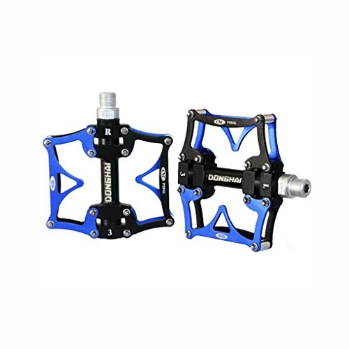 Mountain Bike Pedal : WYX Outdoor Bike Pedals, Bicycle Pedals 9 / 16 Inch Spindle Universal Cycling Pedals Aluminium Alloy Lightweight Mountain Bike Pedal for MTB, Road Bicycle, DU Sealed Bearing (1 pair) Pedal (Color : 1)