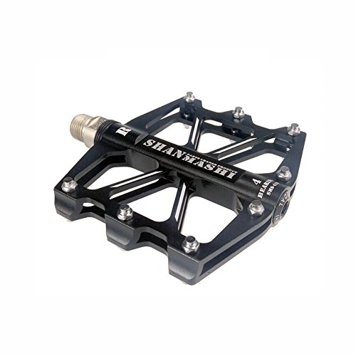 Mountain Bike Pedal : WYX Outdoor Bike Pedals Lightweight Mountain Bike Pedals, Road Bicycle, CNC Aluminum Body, Machined 9 / 16 Screw Thread Spindle, 4 Ultral Sealed Bearings. 342g / Pr (Set Of 2) Pedal (Color : 1)