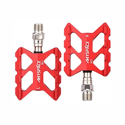 Mountain Bike Pedal : WYX Outdoor Mountain Bike Pedals Platform For MTB Road BMX, CNC Aluminum, Ultral Strong Material Spindle AxleDU / Sealed Bearings Bicycle Pedals (1 Pair) Pedal (Color : 5)