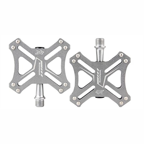 Mountain Bike Pedal : WYX Outdoor Mountain Bike Pedals Platform For MTB Road BMX, Cr-Mo CNC Machined 9 / 16" Screw Thread Spindle, 2 DU / Sealed Bearings Bicycle Pedals (1 Pair) Pedal (Color : 2)