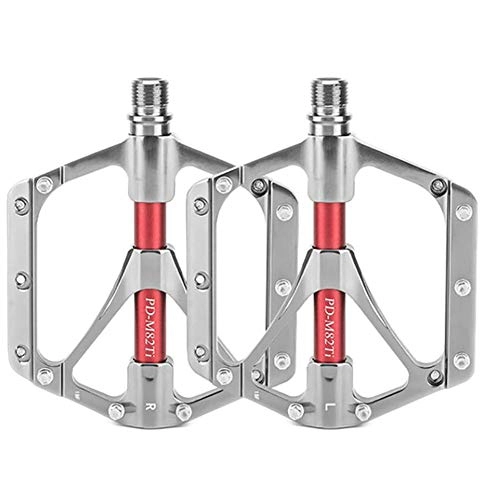 Mountain Bike Pedal : WYYHAA MTB Pedals Mountain Bike Pedals Aluminum Alloy Bearing Road Pedal DU Sealed Bearing Non-Slip Comfortable Wear-Resistant Waterproof 9 / 16", B