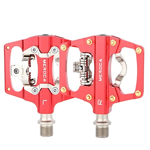 Mountain Bike Pedal : WZDTNL Mountain Bike Pedals, Bicycle Flat Pedals, Lightweight Aluminum Alloy Pedals for Road Mountain Bike Bicycle