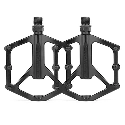 Mountain Bike Pedal : XBETA Durable Bicycle Cycling Pedals, New Aluminum Anti Slip Durable Mountain MTB Bike Pedals Cycling Road Bike Hybrid Pedals 9 / 16 Inch