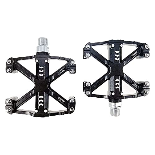 Mountain Bike Pedal : XGLIPQ Bicycle Pedals Aluminum Mountain Bike Racing Bicycle Pedals Slip Hard Trekking Pedals Ultralight Aluminum Alloy Sealed Warehouses Dustproof Hybrid Pedals Easy Maintenance