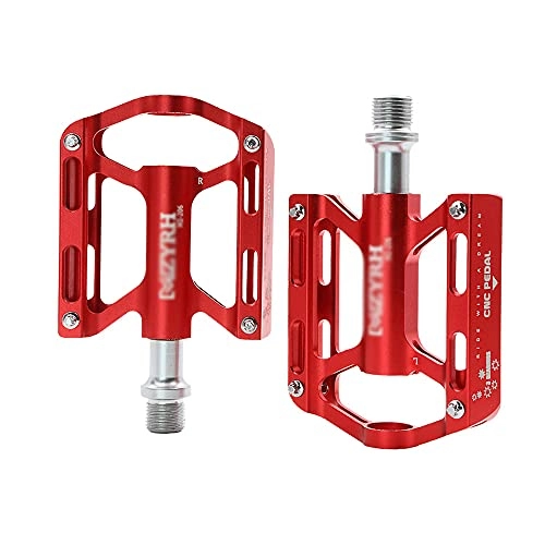 Mountain Bike Pedal : XGLIPQ Bike Pedals, Aluminum Alloy Road Bike Pedals MTB Pedal for Fixed Gear Bike, Mountain Bicycle, BMX, with Super Bearing, Universal pedal riding equipment for mountain bikes 1 Pair