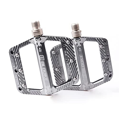 Mountain Bike Pedal : XGLIPQ Mountain Bike Pedals MTB Pedals High-Strength Non-Slip Bicycle Pedals, Sealed Bearing Lightweight Aluminum Alloy Bicycle Platform Pedals for Road Mountain BMX MTB Bike