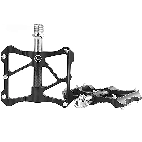 Mountain Bike Pedal : XGLIPQ Non-Slip Bicycle Pedals, Bicycle Platform Pedals, Mountain Ultralight Bike Pedals, Aluminum Alloy 9 / 16" Thread, Bicycle Pedal with Sealed Bearing, for Road Mountain BMX MTB Bike