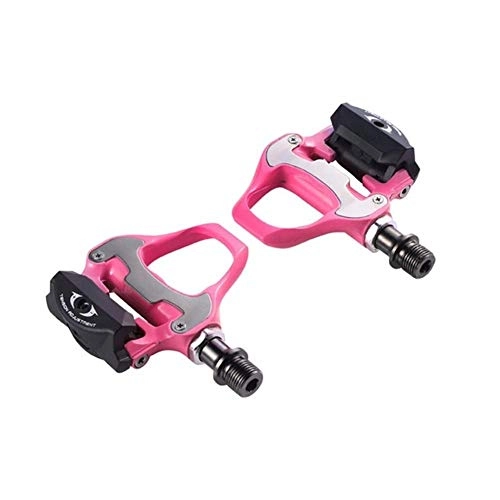 Mountain Bike Pedal : XIEZI Bicycle Cycling Bike Pedals Bike Road Bicycle Pedals - PD-R8000 mountain (Color : Pink)