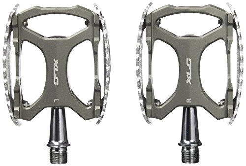 Mountain Bike Pedal : XLC Unisex's PD-M17 MTB / Trekking Pedal, Grey / Silver, One size