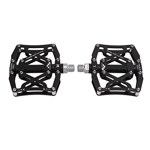 Mountain Bike Pedal : Xueyuja Mountain Bike Pedals, Bicycle Pedals Fluent Bearings for 9 / 16inch Spindle