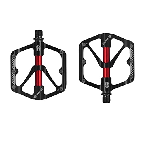 Mountain Bike Pedal : Xusports Bicycle Pedals 9 / 16 Inch Pedals Mountain Bike Pedals Sealed Non-Slip Resistant Aluminum Alloy Pedals with Bicycle Accessories, Black