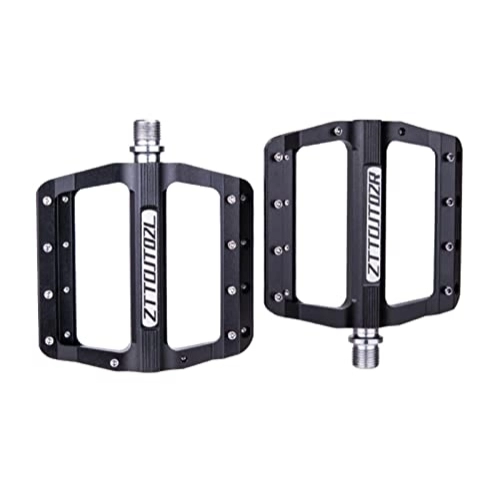 Mountain Bike Pedal : Xusports Mountain Bike Pedal 9 / 16 Inch Bicycle Pedal Aluminum Alloy CNC Pedal Sealed Non-Slip And Durable, Suitable for BMX Road Bike And Trekking Bike, Black