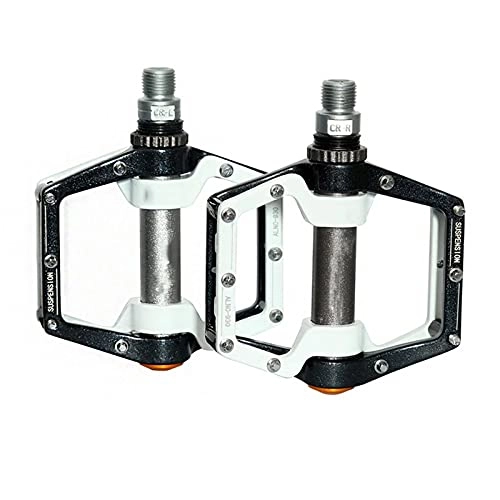 Mountain Bike Pedal : XuZeLii Bike Pedals Bicycle Pedal Bike Platform Pedal Flat Sealed Bearing Pedals Cycling Accessories Suitable for Mountain Biking (Color : Black, Size : 12.5x10x3.5cm)