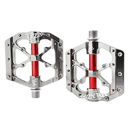 Mountain Bike Pedal : XYXZ Bicycle Platform Flat Pedal Universal Sealed 3 Bearing Bicycle Flat Pedals Cnc Ultralight Aluminum Pedals For Mtb Road Cycling (Color : Kh1281T)