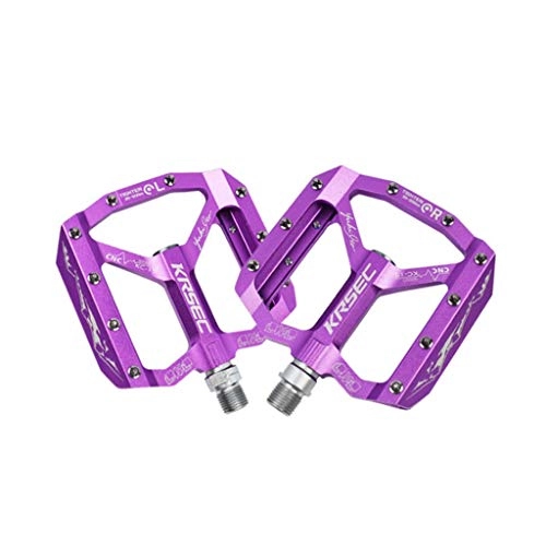 Mountain Bike Pedal : YANXIH Mountain Bike Pedals, Ultra-light Aluminum Alloy, Off-road Bearing, Road Bicycle Pedals, 4 Colors(Color:D)