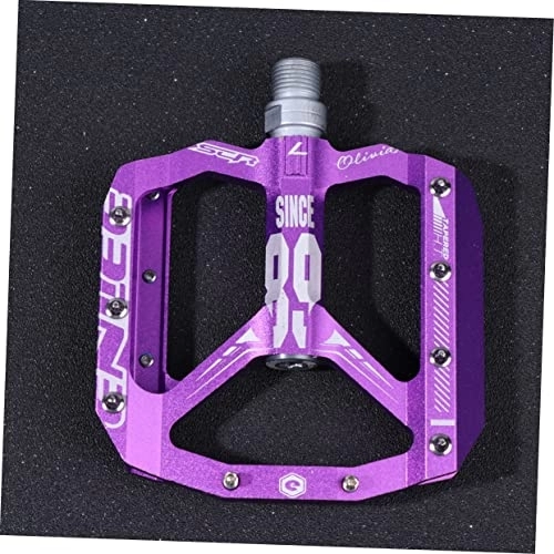 Mountain Bike Pedal : YARNOW Alloy Pedals 1 Pair Light Purple Spindle Child Pedals Mountain Bike