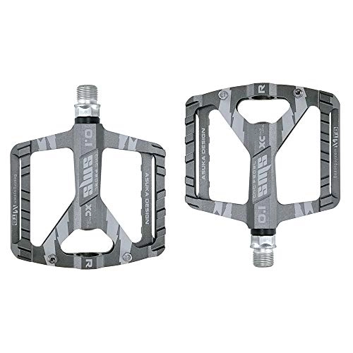 Mountain Bike Pedal : YCXYC Bike Pedals, Bike Bicycle Cycling MTB Pedals, Pedal, Universal Ultralight Aluminum Alloy Anti-Slip Bicycle Pedals for Bicycle MTB Road Mountain Bike Pedals Bike Accessories, Silver