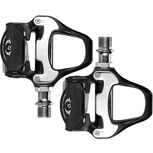 Mountain Bike Pedal : Yhjkvl Bicycle Pedals 1 Pair Road Bike Pedals Self-locking Seal Bearings Ultralight MTB Mountain Bicycle Flat Platform Outdoor Cycling Bike Pedals