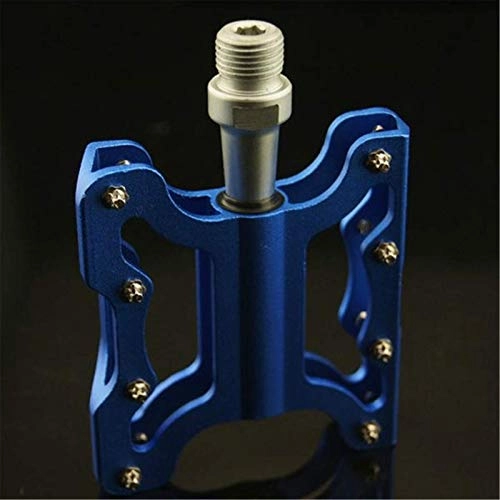 Mountain Bike Pedal : Yhjkvl Bicycle Pedals Bike Bearing Pedals With Anti Skid Peg Bike Pedals (Size:82 * 78 * 18mm; Color:Blue)