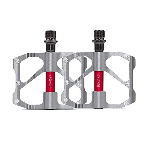 Mountain Bike Pedal : YHX Aluminum alloy bearing pedals for mountain bikes, ultralight pedals for road bikes, bicycle pedals