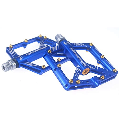 Mountain Bike Pedal : YHX Mountain bike pedals, 4-bearing bicycle pedals, aluminum alloy pedal nails, light weight