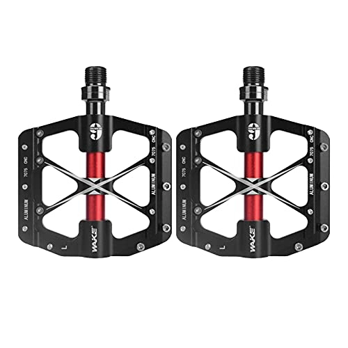 Mountain Bike Pedal : Yinuoday Bike Pedals Anti- skid CNC Aluminum Alloy Pedals 3 Bearing Pedals Cycling Accessories Lightweight Bicycle Pedals for Mountain Bike Road Bike