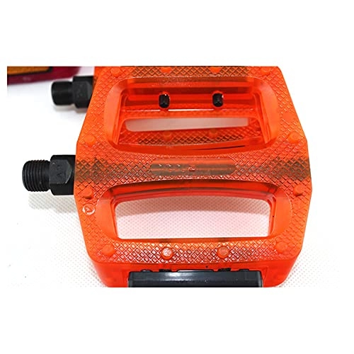 Mountain Bike Pedal : YMBHUO Bicycle Pedal B109 Color Jelly Dog Mouth Pedal Mountain Bike Accessories (Color : Orange)