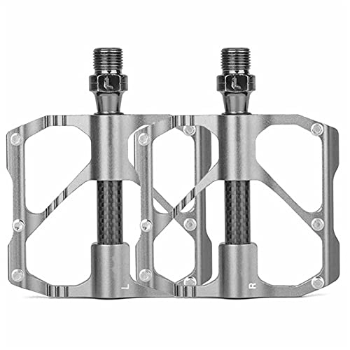 Mountain Bike Pedal : YMBHUO Mtb Pedal Quick Release Road Bicycle Pedal Anti-Slip Ultralight Mountain Bike Pedals Carbon Fiber 3 Bearings Accessories (Color : 3)