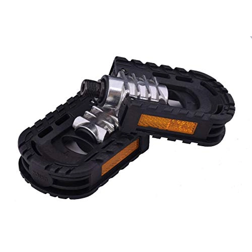 Mountain Bike Pedal : YONGYAO Pair Aluminum Alloy Bicycle Foldable Pedals 9 / 16" 14mm For Road Mountain Bike