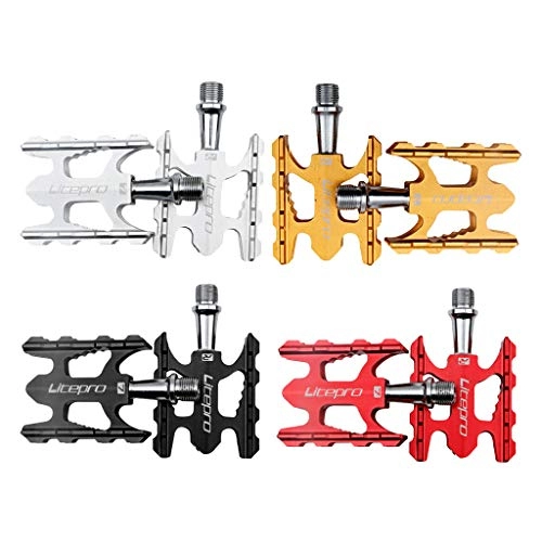 Mountain Bike Pedal : yotijar 4 Pairs of Lightweight Pedals Sets of High Mountain Pedals