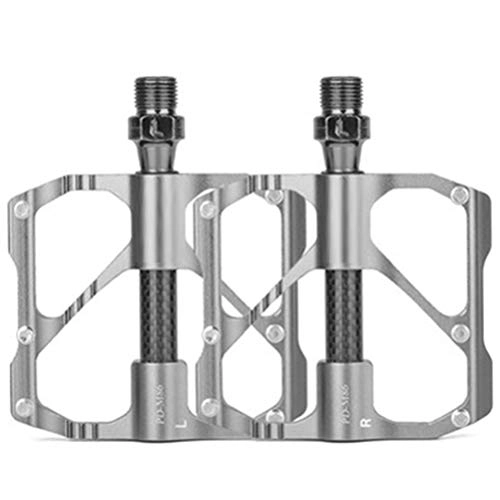 Mountain Bike Pedal : YsaAsaa New Bicycle Pedals, Mountain Bike Pedal, Mountain Bike Carbon Fiber Bearing Pedal Quick Release Road Bicycle Pedal for Bicycle Accessories