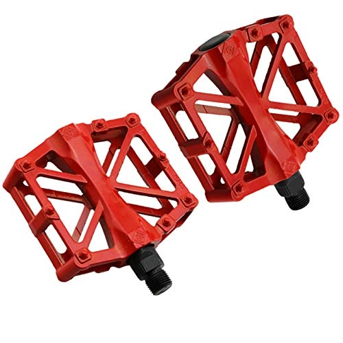 Mountain Bike Pedal : YTGH Non-slip Bicycle Pedals, Road and Mountain Bike Bearings Flat Alloy Pedals Die-cast Loose Beads Pedals Cycling parts