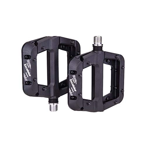 Mountain Bike Pedal : YTO Bicycle mountain bike pedals, bearing wide non-slip nylon pedals, cycling pedals, bicycle accessories