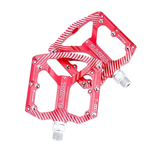 Mountain Bike Pedal : YTO Bicycle pedals, bearing bearings, aluminum alloy pedals for road bikes, mountain bike pedals, widened and enlarged