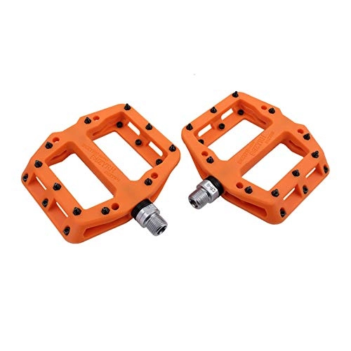 Mountain Bike Pedal : YTO Bicycle pedals, mountain bike pedals, pedals with three bearing large treads, nylon pedals