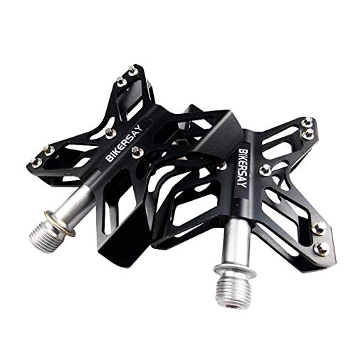 Mountain Bike Pedal : YTO Bicycle pedals, mountain bike pedals, quick release road bike accessories, aluminum alloy non-slip bearing pedals