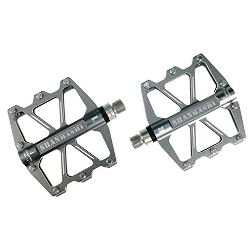 Mountain Bike Pedal : YTO Mountain bike bearing pedals, bicycle wide pedals, pedal bearing lubrication