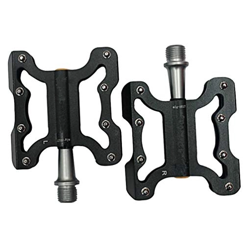 Mountain Bike Pedal : YUYAXPB Bicycle Pedal, BMX Mountain Pedal, Universal Household bicycle accessories with Bearing, Black