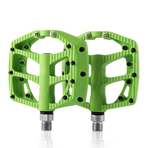 Mountain Bike Pedal : Yuzhijie Pedal pedals for large-tread mountain bikes, Green
